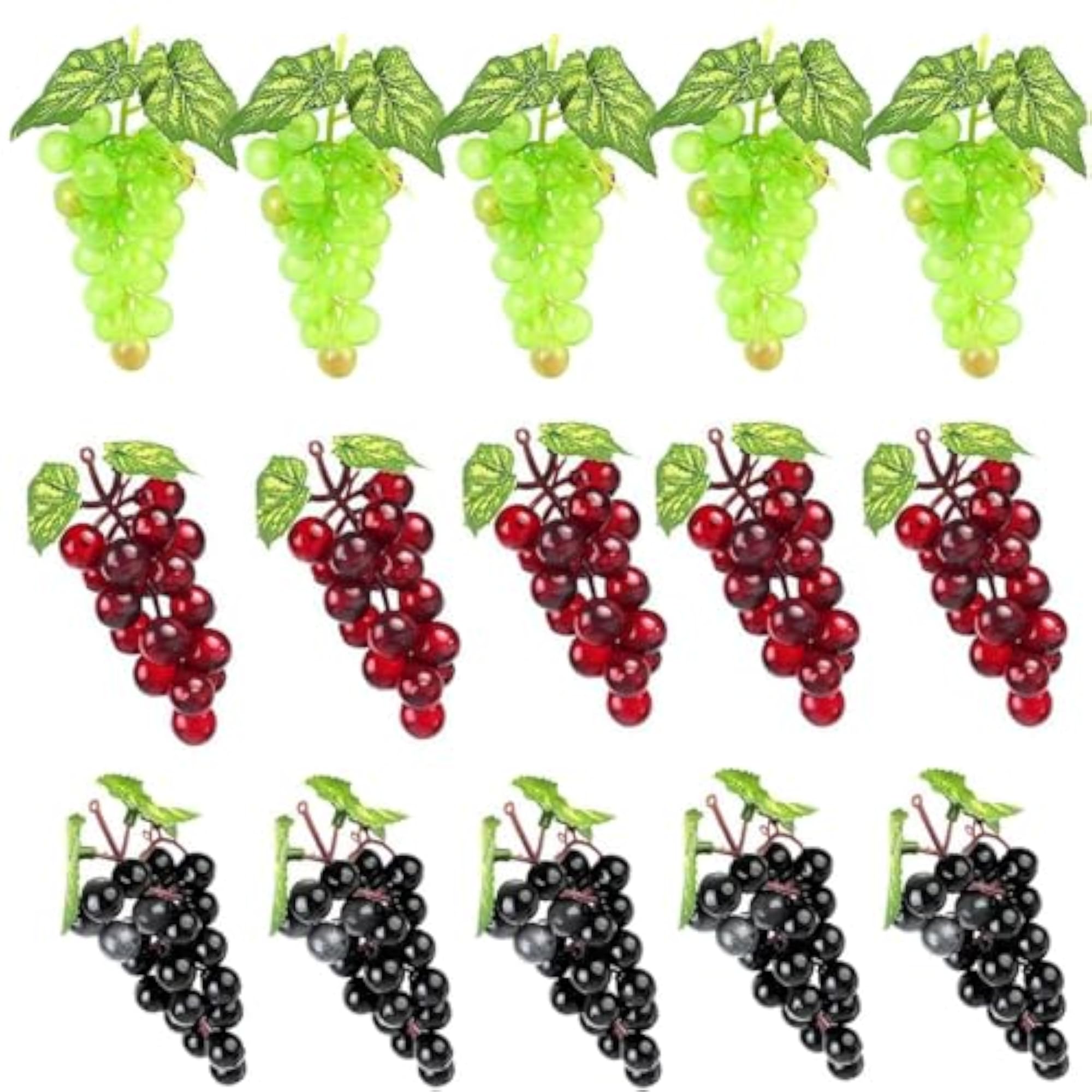 15 Bunches Artificial Grapes for Wedding Home Kitchen Party Decor
